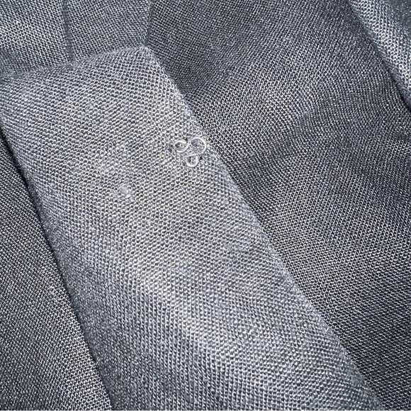 Parisian Signature Linen Blazer Women's 10 Embroidered Black Long Sleeve - Picture 6 of 13